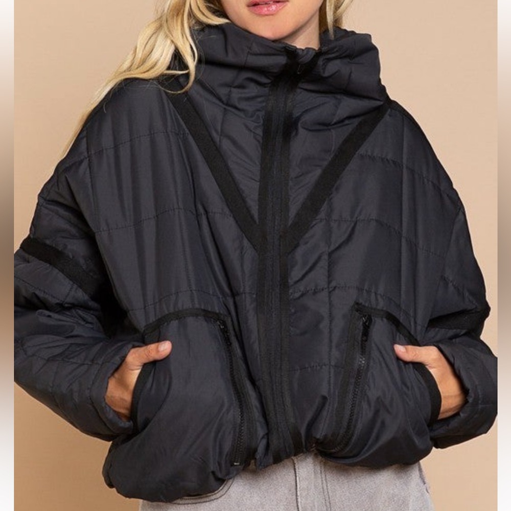 Never worn black POL jacket.